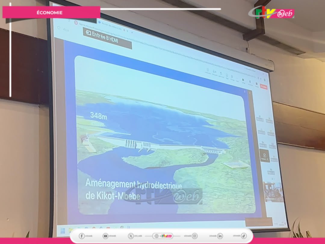 CRTV_web's tweet photo. Présidée par le président du Conseil d’administration de la Kikot-Mbebe Hydro Power Company (#KHPC), le Pr Ahmat Tom, la rencontre vise à présenter la structuration financière du projet et à mobiliser les financements nécessaires à sa réalisation. https://t.co/j3kFzonzSE