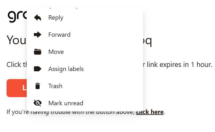 BytePodcast's tweet photo. @TutaPrivacy Hi! 
I have a question... Respectfully, why on earth would you steal the right-click on the email messages I receive??? I can't copy the link that I want to edit, because you show the message options (which are at the top already). Could you give it back, please? https://t.co/zG9FY59x3x