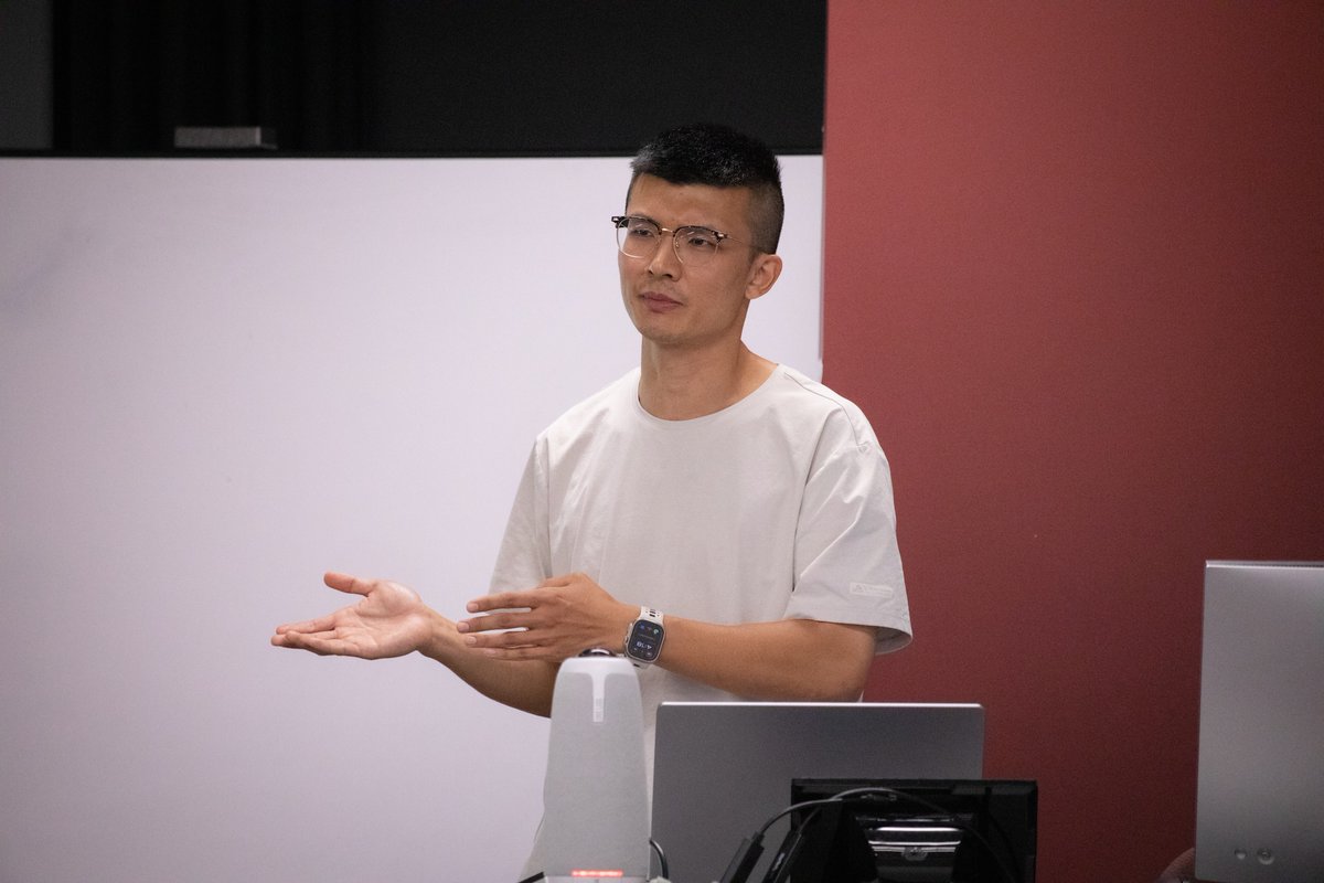 FSUartssciences's tweet photo. .@fsuscicomp has been busy lately!

During the department's colloquium on Sept. 2, @FSUComputerSci's Shibo Li delivered his talk, "Physics-Motivated and Inspired Probabilistic Learning." (Photos 1-2)

On Sept. 4, @FSUSciComp's Olmo Zavala Romero presented "Physics-Informed Learning" as part of the department's Fall 2026 AI Seminar series. (Photos 3-4)

To keep an eye out for upcoming events in @FloridaState's Department of Scientific Computing, visit https://t.co/nzl9x2vFnQ.