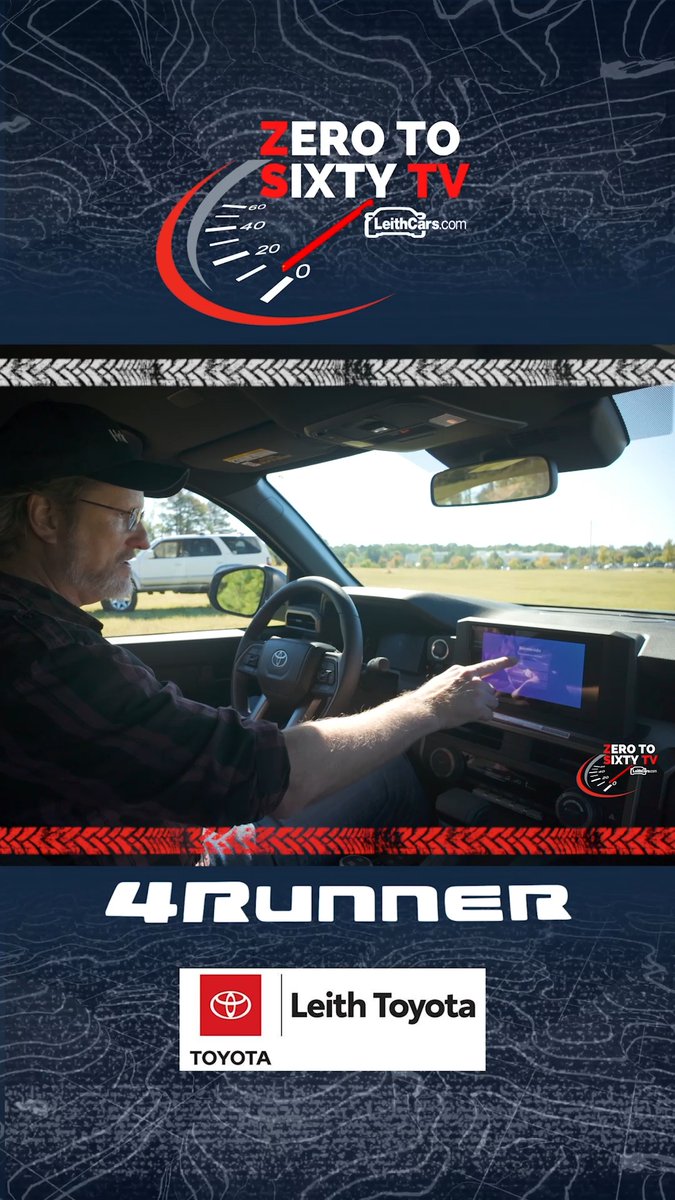 ayca_muratoglu's tweet photo. The all-new Toyota 4Runner’s rugged interior is packed with upgraded tech and gear. See the highlights from “4Runner 4Ever” on Zero to 60 TV. Watch the full episode on the LeithCars YouTube channel or Facebook. https://t.co/qwSFfa2dcP