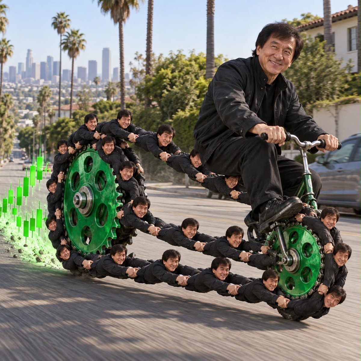 JackieChainSF's tweet photo. Riding the chain all the way to the top 📈💨 https://t.co/0lKiI0uADG