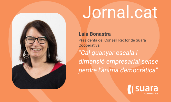 suaracoop's tweet photo. El cooperativisme ha de guanyar escala i dimensió empresarial sense perdre l’ànima democràtica.

A Catalunya, més del 80% de la població considera que el cooperativisme hauria de tenir més pes en l’economia. Però encara existeix una distància important entre aquesta valoració i la seva presència real.

En un nou article a @jornalpuntcat , Laia Bonastra, presidenta de Suara Cooperativa, reivindica la capacitat de l’Economia Social i Solidària per competir, innovar i gestionar serveis essencials, i planteja tres reptes: guanyar dimensió, connectar amb les noves generacions i avançar cap a una contractació pública que reconegui el retorn social i l’arrelament.

💬 «Cal guanyar escala i dimensió empresarial sense perdre l’ànima democràtica.»

👉 Llegeix l’article i la reflexió completa https://t.co/jPYjR1quWW

#SuaraCooperativa #Cooperativisme #ESS #EconomiaSocial #Cures #TransformacióSocial