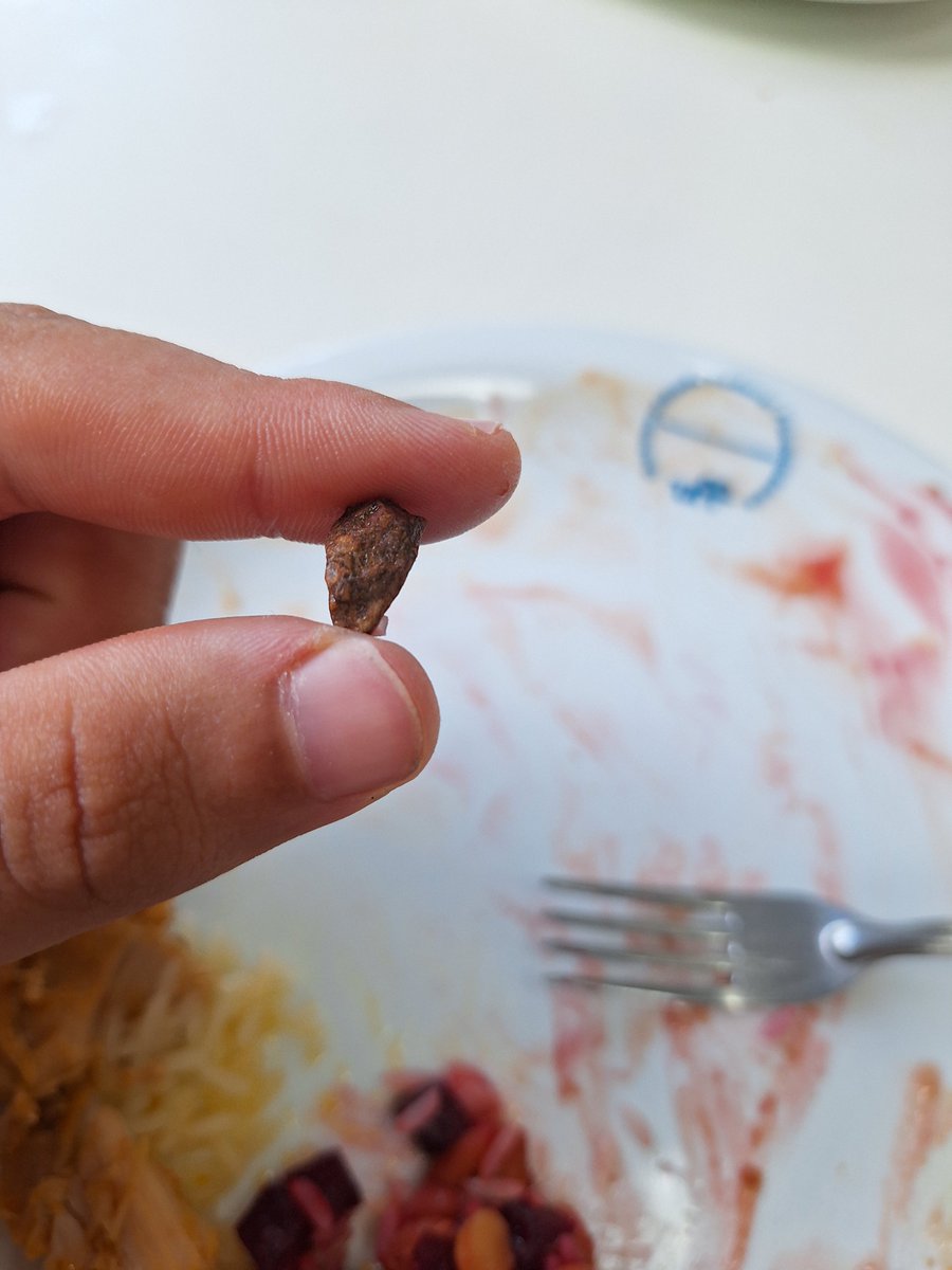 powernn's tweet photo. Hoje almoço na uff foi topex, quase quebrei o dente :D, oomf tbm achou quatro pedrinhas, feijao aditivado com ferro! Amooooo💔💔 https://t.co/7EtddueBqt