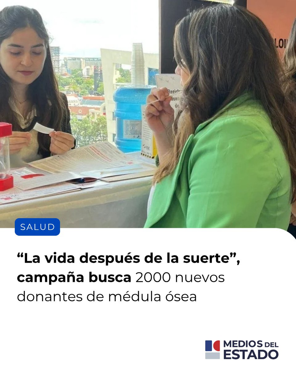ParaguayTVHD's tweet photo. “La vida después de la suerte”, campaña busca 2000 nuevos donantes de médula ósea.
Leé ➕https://t.co/hQ3gGkR3th https://t.co/c7hFPI3qyN