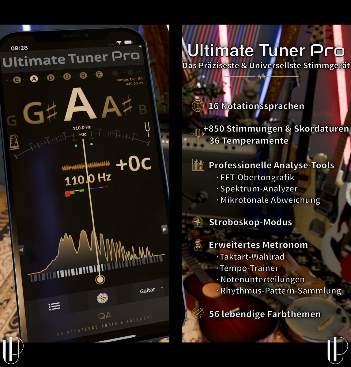 Ultimate_Tuner's tweet photo. Ultimate Tuner Pro,
das Präziseste &amp; Universellste Stimmgerät!

Bereit zum Loslegen?? 🎵🎶

Jetzt im Apple App Store herunterladen:
https://t.co/nKaF2r3Dpd https://t.co/jONcBkfjrm