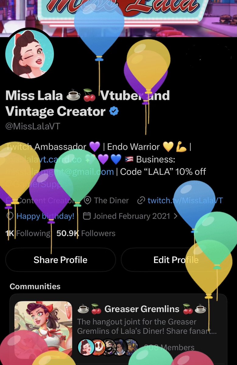 MissLalaVT's tweet photo. 🥳🎂 https://t.co/dpAGzlJw65