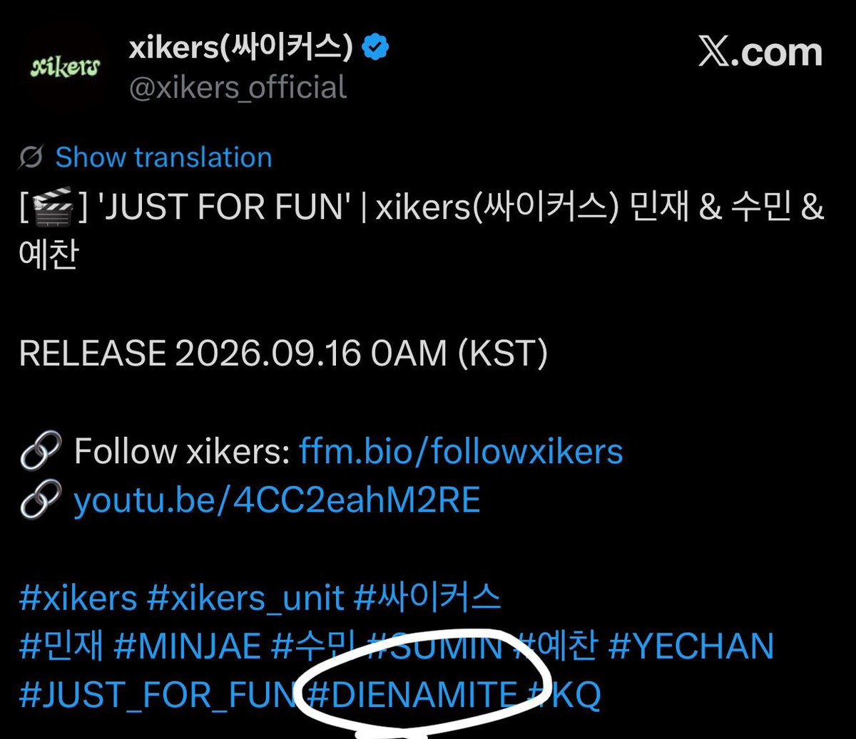 Xikers_Italia_'s tweet photo. Spoiler Title Track?! 🧨🤔 #xikers #싸이커스 #ROUTE_ZERO  #DIENAMITE https://t.co/2cWqQyqe2F