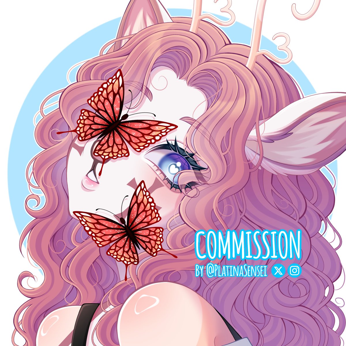 PlatinaSensei's tweet photo. 🔹COMISSÃO FINALIZADA!! 🌻
( Acabei me esquecendo de postar 😭 )
.
🔹Íconezinho lindo dessa pequena cervo muito fofinha! >:3 ✨❤️
.
🔹Feito para: @CamilenderS2 🦌
. https://t.co/PhFRH3xWVw