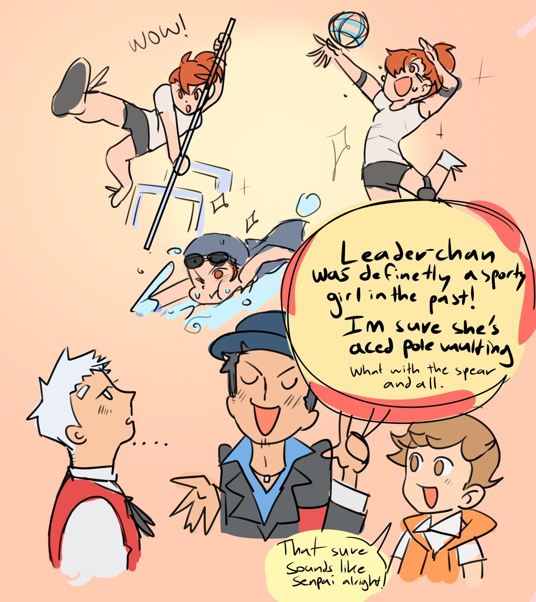 debby_doodles's tweet photo. he he flashback to this small comic I drew 2 summers ago. (1/2) #P3p #Kotone https://t.co/gEVIsgMxcK