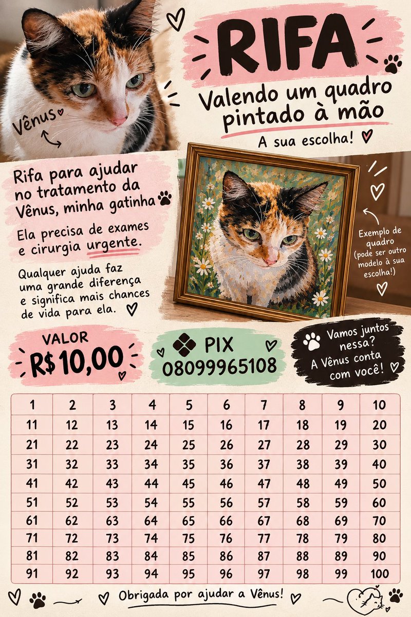 NolinhaA's tweet photo. Pessoal minha gatinha está doente a 5 dias preciso de 130 pra fazer uma consulta por favor eu não posso perder ela 1 real já ajuda ela vai precisar de cirurgia qualquer valor ajuda estou desesperada

Pix;08099965108

Ajudem a salvar a vida do meu amor https://t.co/ilJxff3mwx