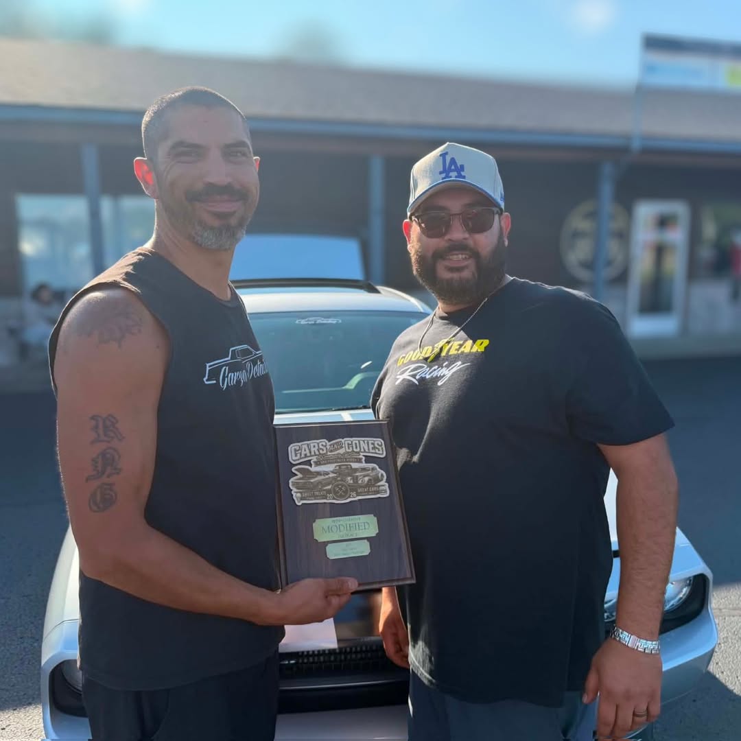 edisonao's tweet photo. The Garza Boys took 1st place in the 1970-Current Modified category at Cars and Cones in Hamilton, MI. For the third year running, the event supported Barnabas Ministries, serving high-risk teens and families with freedom, hope, and healing. https://t.co/y6seaZDDDU