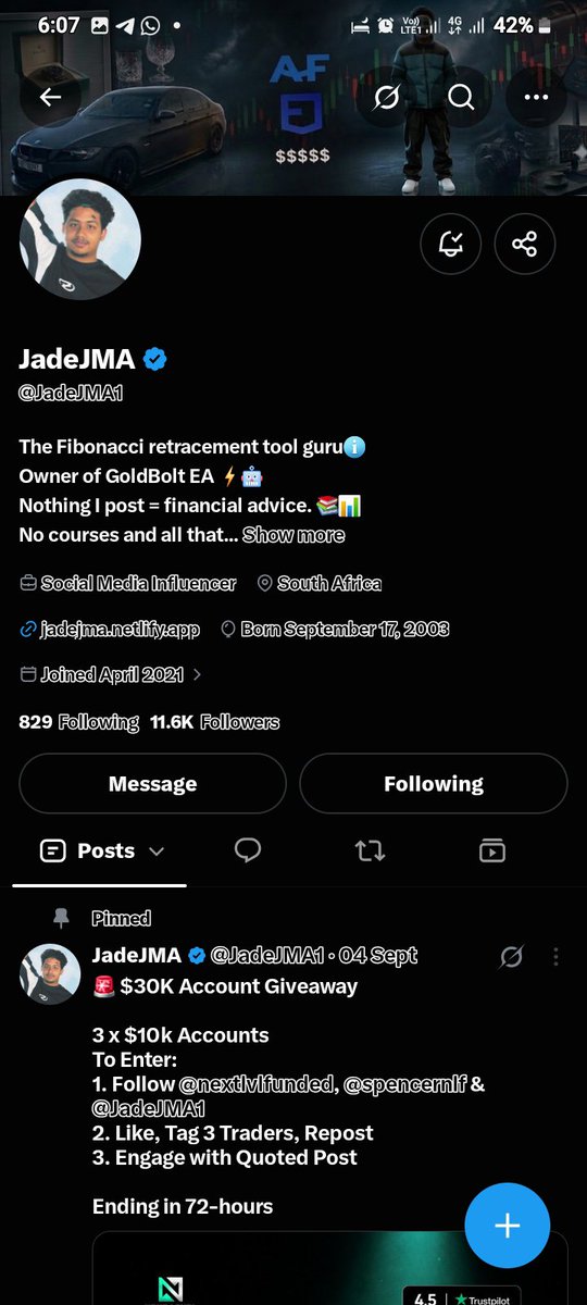 PROPFIRMt5's tweet photo. @JadeJMA1 @AquaFunded @LewisAquaFunded @shepherd_fx All task Done 
@Damianfx089 
@AU79executioner 
@Tolumi___ https://t.co/TajReuukh8