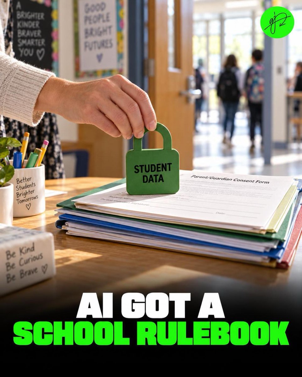 ajunais's tweet photo. Microsoft just turned AI trust into a school contract: no student data for training, ads or product development, plus audits and family disclosures. The brand lesson is clear. AI trust is not a tagline anymore. It is a boundary you can prove. https://t.co/XlCweMf6Pq https://t.co/9q9oDltB0c