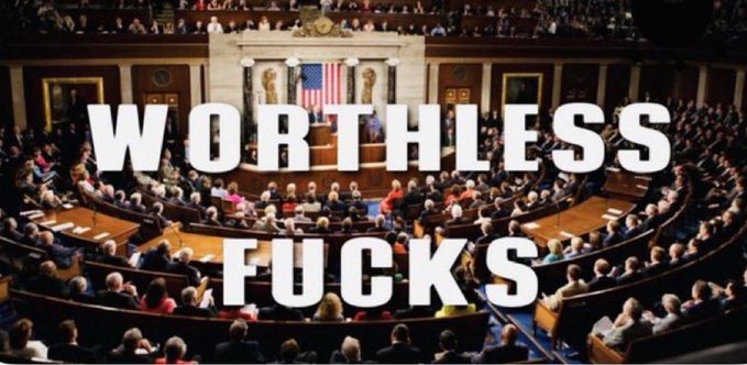 Liquidlaug41's tweet photo. We are at War for America
Congress is our enemy.
No one fights for us.
Stop electing  85 year olds
They will be dead and we will suffer under their decisions.
Dementia and Diapers are the RED line
Mandatory retirement age needs to be 65.
WHERE IS MAXINE WATERS?
WAKE  UP!!!! https://t.co/1VZgUmSGkK