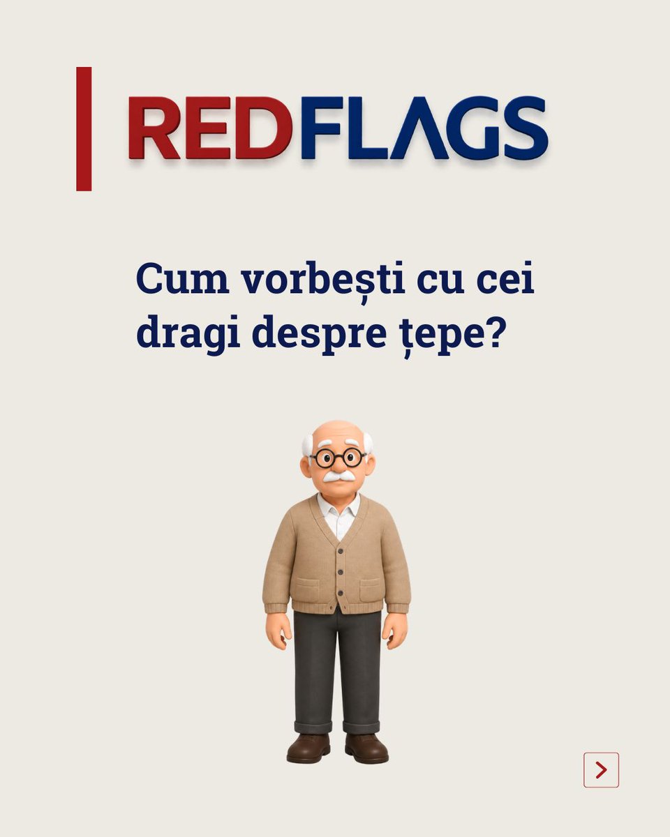 Context_ro's tweet photo. Cum ne protejăm părinții și bunicii de fraude fără să le luăm autonomia?
„Mă ocup eu de contul tău.”
„Nu răspunde nimănui.”
„Nu te pricepi, verific eu.”
Abordarea aceasta îi poate face mai dependenți, mai izolați.

🚩 Citește noua ediție Red Flags: https://t.co/rceubzLpuB https://t.co/ZJQkTVOMCV