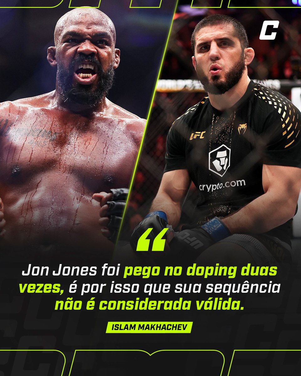combate's tweet photo. CRITICOU O BONES! 😱👀

Islam Makachev comentou sobre a sequência invicta de Jon Jones na luta e deduziu que o ex-lutador não deveria ter a mesma validada.

#MMAnoCombate #MMA #JonJones #IslamMakachev #Makachev https://t.co/VCTMfUL6JN