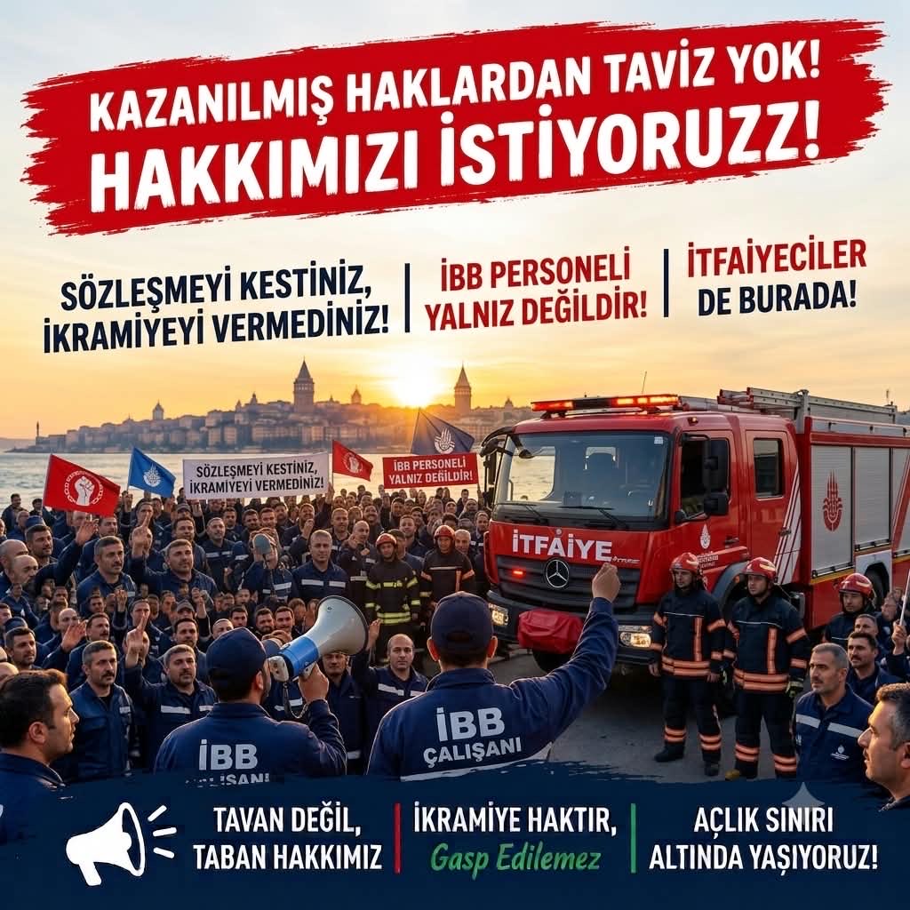 uysallibrahim's tweet photo. İBB yönetimine çağrımız nettir: Emekçinin hakkını oyalamayın, emeğimizi yok saymayın!
#EmekçininHakkınıVerin https://t.co/0oOuRYX8zv