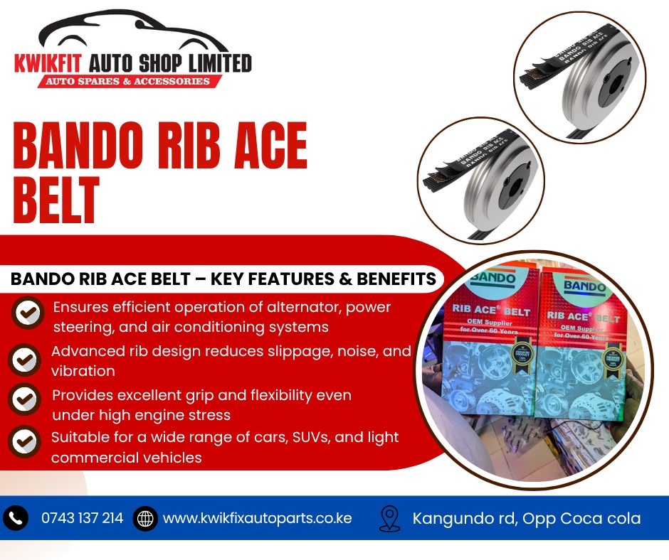 be_hatice's tweet photo. Happy New Week! Keep your car performing at its best with durable Bando Rib Ace Belts from Kwik Fix Autoparts. Enjoy smooth, quiet power transmission and reliable engine performance. Quality parts, great prices, expert support. https://t.co/FqESMlI9d1