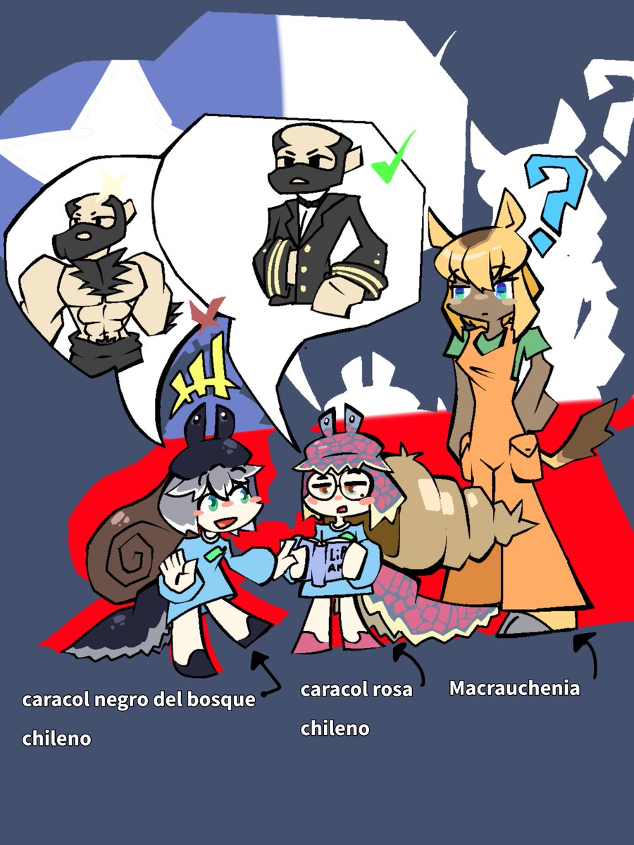 Medrako1's tweet photo. 3 days left 
#oc #orifure #snailgirls #kemonomimi #kemono_friends #kemonofriends  #Macrauchenia #Chileanpinksnail  #ChileanBlackSnail #ArturoPrat
#オリフレ #カタツムリ娘 #けもの耳 #けものフレンズ #マクラウケニア #チリアンピンクスネイル #チリアンブラックスネイル https://t.co/tx9uz120I2
