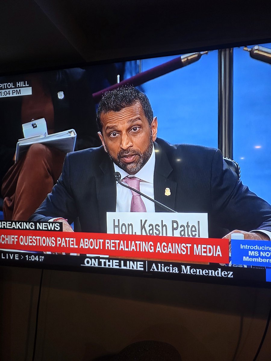 Redkatt81's tweet photo. Kash Patel is the most immature,  pathetic,uneducated, DEI,  incompetent, embarrassing, lying POS to EVER be Attorney General! What an embarrassment for our country! https://t.co/IMoE0KMh4B