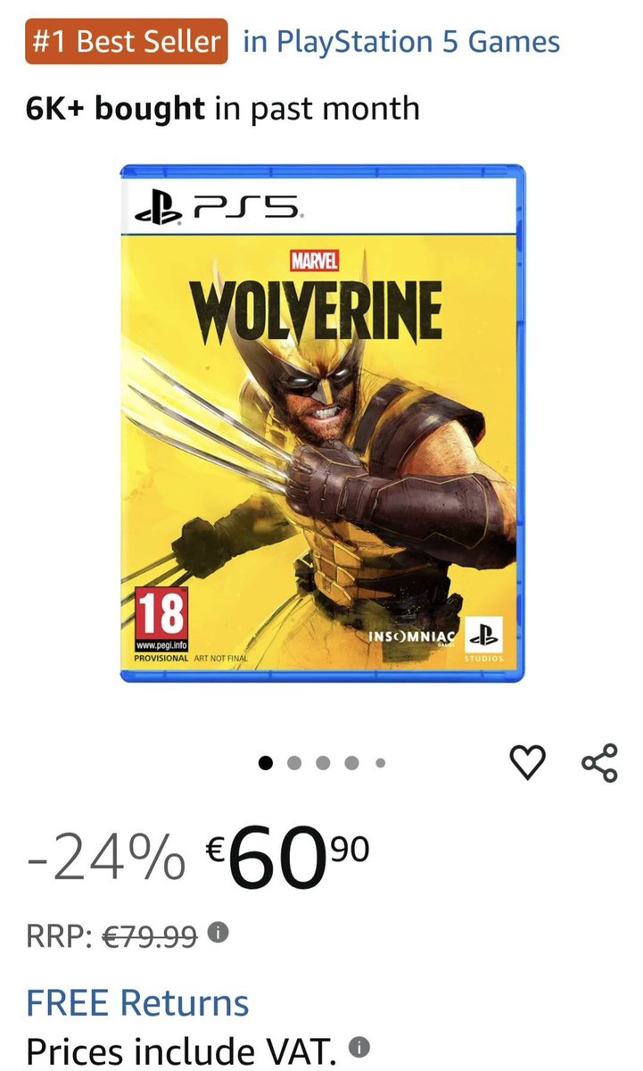 DoesItPlay1's tweet photo. Happy Wolverine release day!

Especially to all "digital is the future" people. https://t.co/AQ41IMYTdb