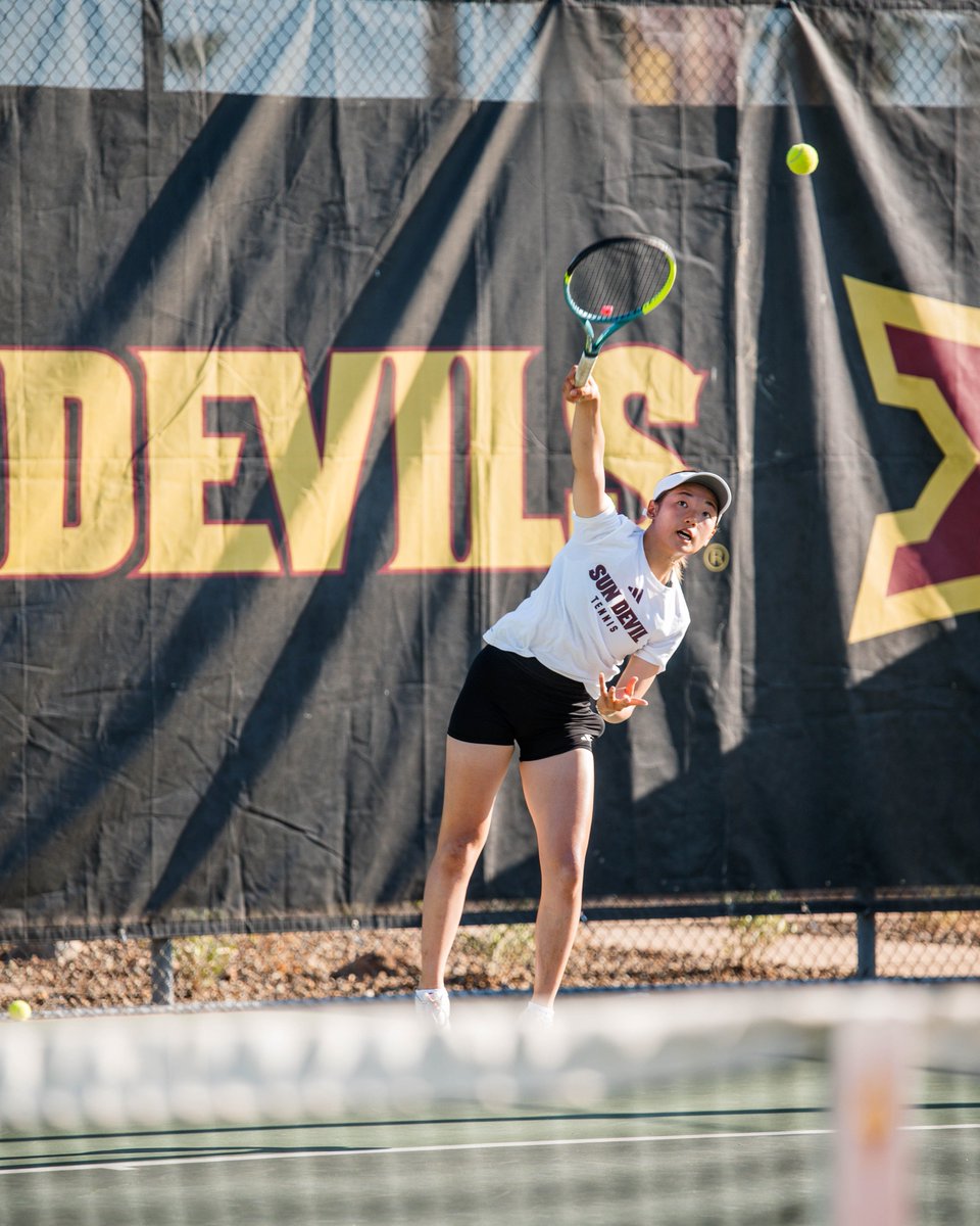 sundevilwtennis's tweet photo. Serving it 🆙 ! 

#ForksUp /// #O2V https://t.co/w9sIHsdIvf