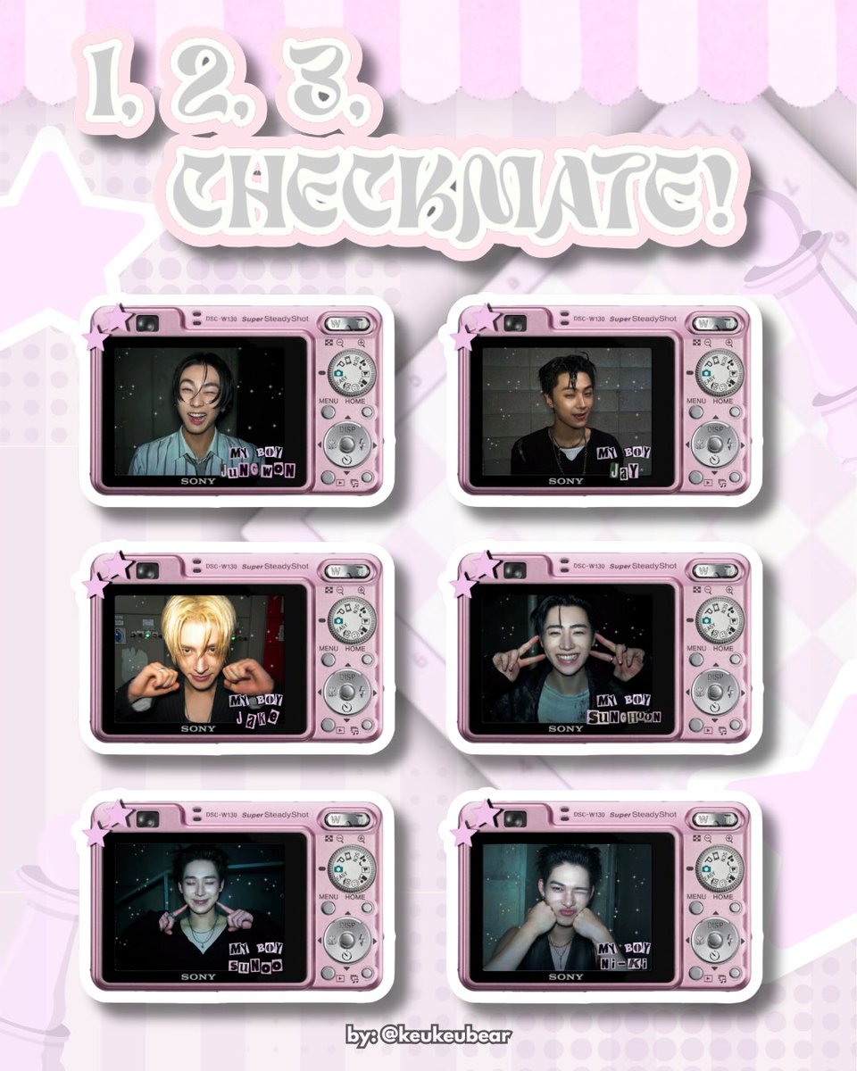 keukeubear's tweet photo. 1, 2, 3, CHECKMATE! 📸 stickers
Enhypen Endless Funmeet fan support by @keukeubear ✨

౨ৎ 1:1
౨ৎ open for trades
౨ৎ rt &amp; like

See you there, ENGENES!! 

#DunkinPH_Endless
#EndlessFunMeet https://t.co/RPngGv5dwa