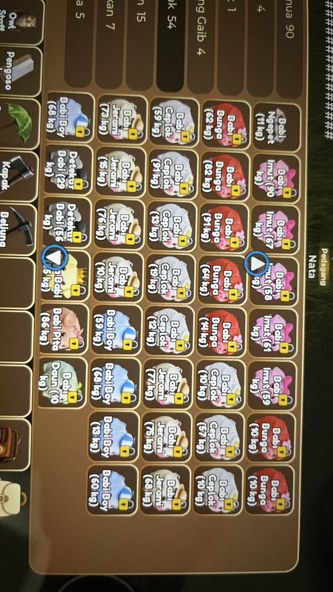 pupiysss's tweet photo. jual bebong pasar setan kali ya? KC only, exc. king, daun, pita.

#zonauang #pasarsetanroblox https://t.co/qrh1qYpW9Z
