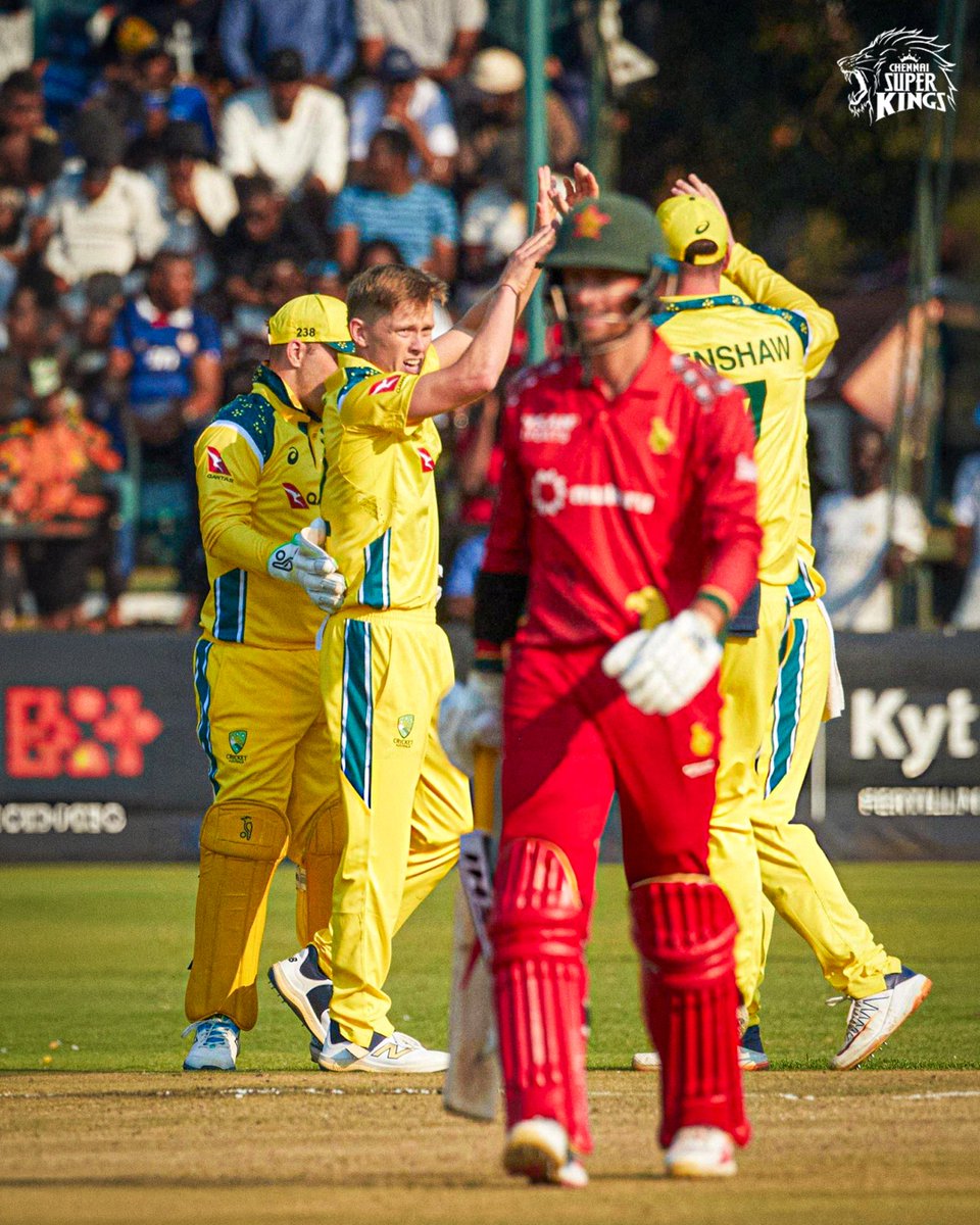 ChennaiIPL's tweet photo. Ellis on fire 🔥
A fiery spell that secured the win 🥳

#WhistlePodu #ZIMvAUS https://t.co/1Qa8QeCGcI