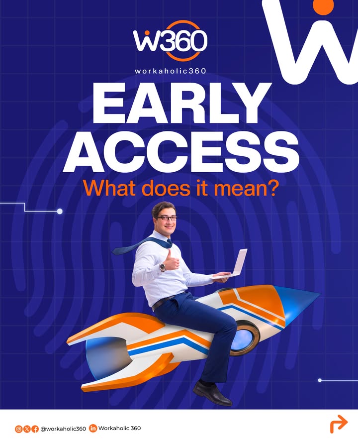Workaholic_360's tweet photo. Early access is not just “getting in early.”
It means getting access while W360 is still being built, testing what we have, pointing out what’s missing, and helping shape what comes next.
Would you want a seat at the table before the product is finished?
#W360 #Workaholic360 #JobSearch #JobSeekers #Recruitment #Hiring #CareerGrowth #TalentAcquisition #FutureOfWork #HRTech https://t.co/46Shv5KHN7