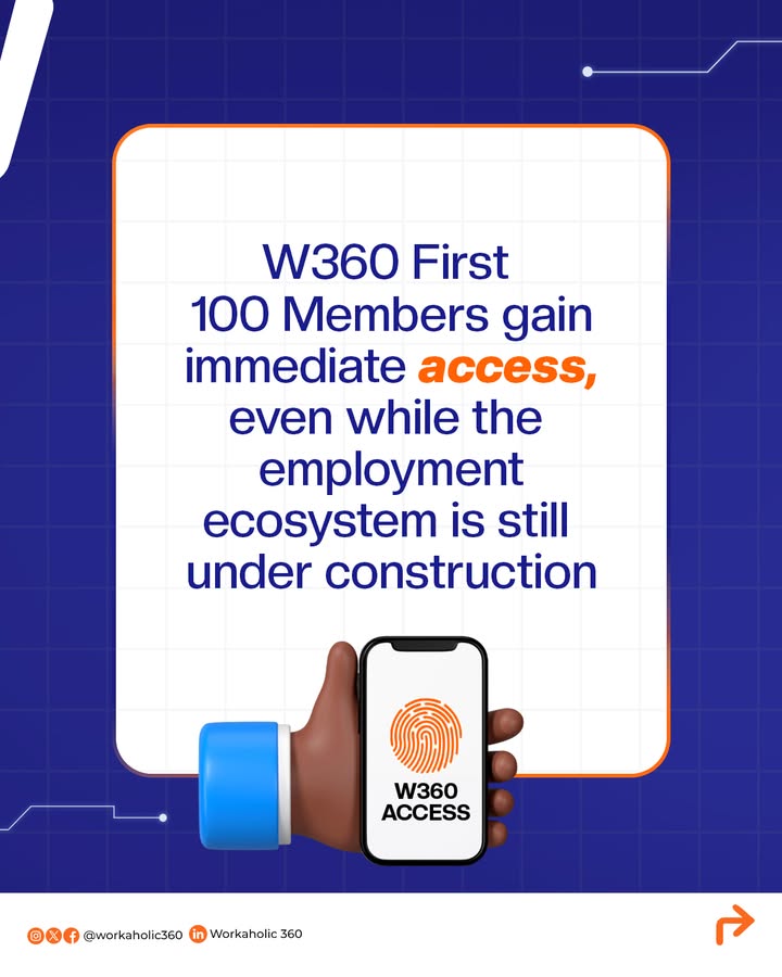 Workaholic_360's tweet photo. Early access is not just “getting in early.”
It means getting access while W360 is still being built, testing what we have, pointing out what’s missing, and helping shape what comes next.
Would you want a seat at the table before the product is finished?
#W360 #Workaholic360 #JobSearch #JobSeekers #Recruitment #Hiring #CareerGrowth #TalentAcquisition #FutureOfWork #HRTech https://t.co/46Shv5KHN7