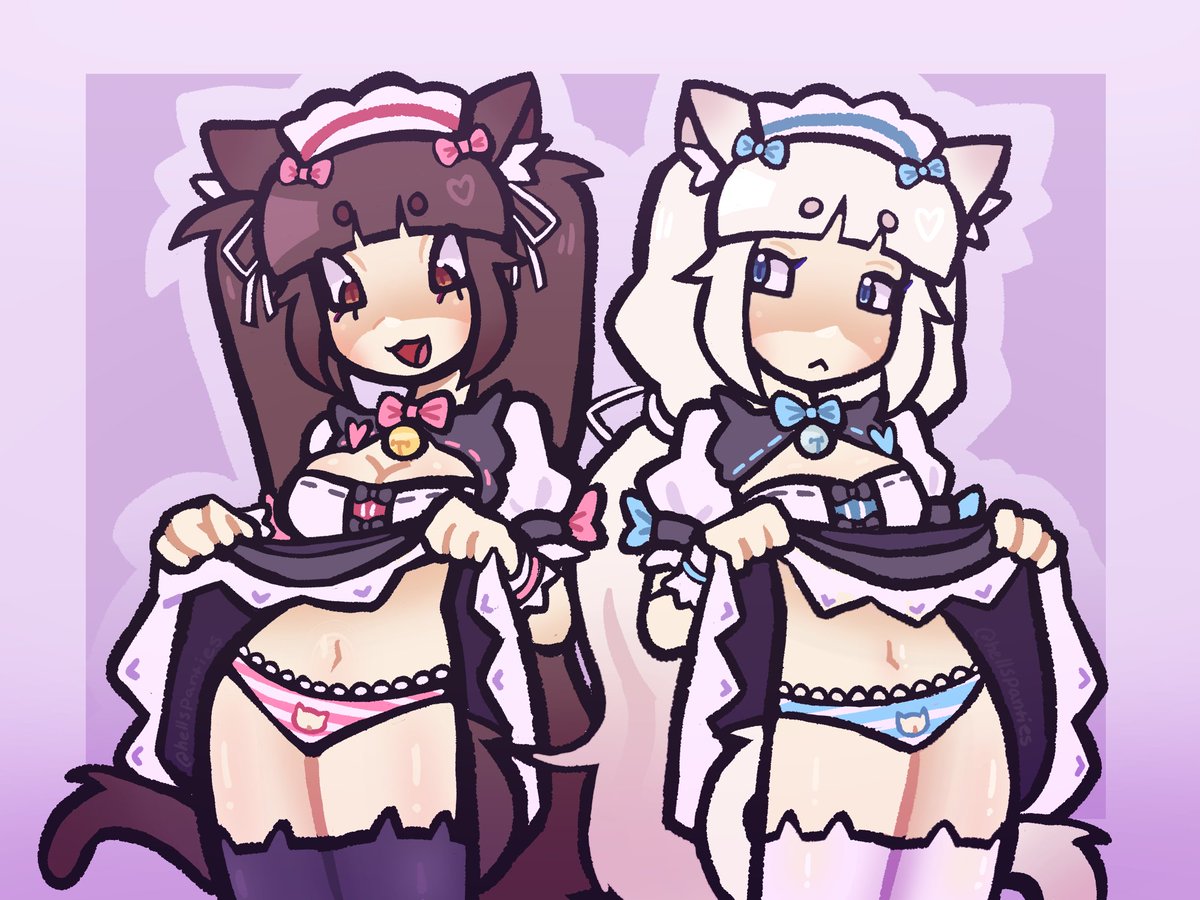 hellspanties's tweet photo. making sure they're following dress code #nekopara https://t.co/NqPyOna41c