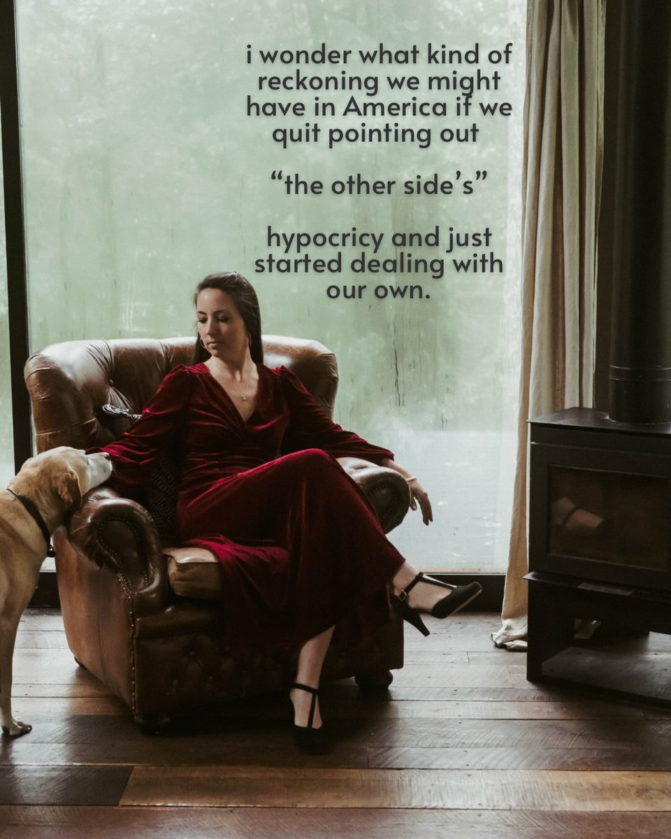 derlan123's tweet photo. What kind of reckoning might America face if we stopped calling out “the other side’s” hypocrisy and confronted our own? Have you confronted yours? https://t.co/mwFCw9oYvw