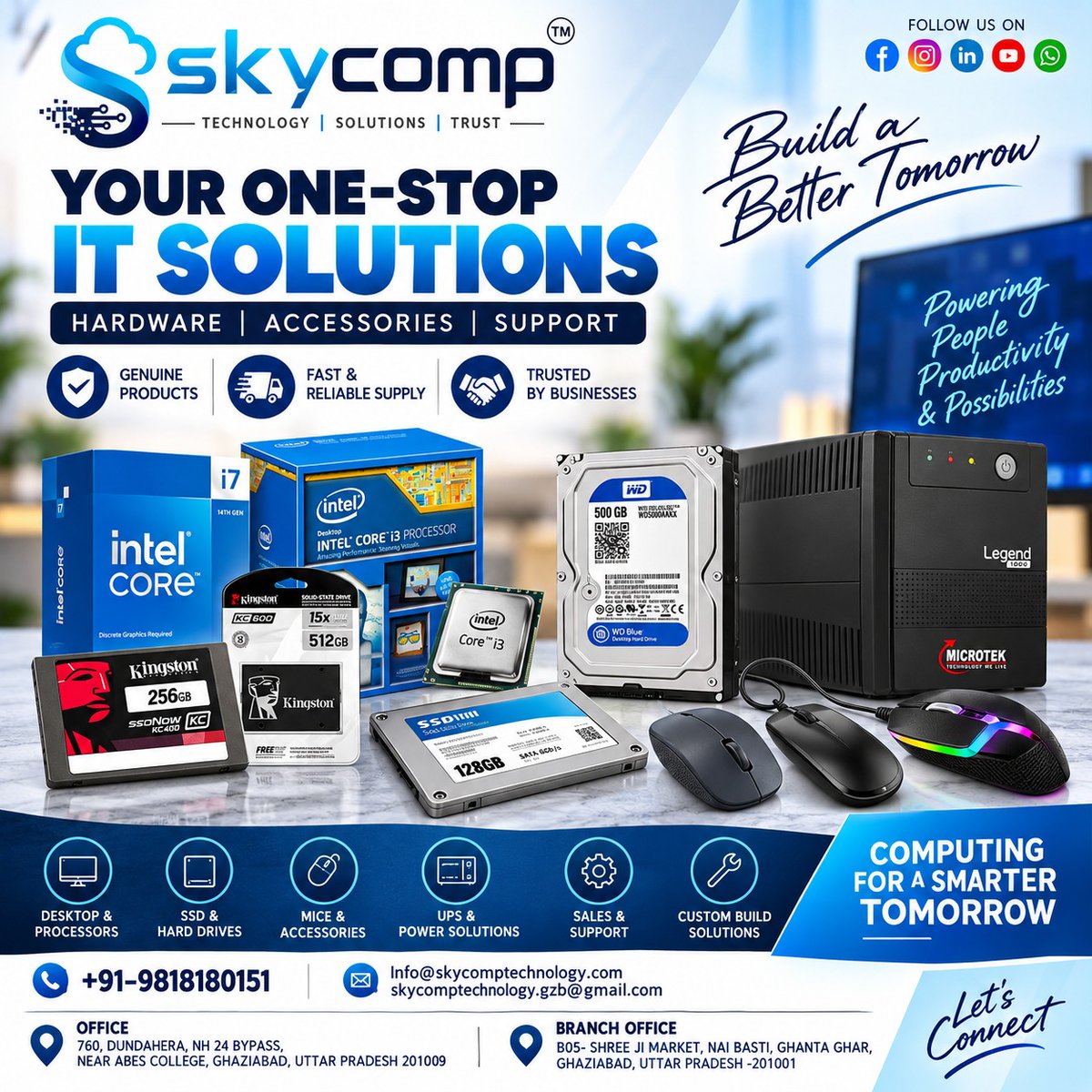 SkycompTech's tweet photo. Still managing accounts, inventory &amp; GST manually? 📊

Upgrade to smarter business management with:

✔ Reckon ERP
✔ BUSY
✔ Tally Prime
✔ Expert Implementation &amp; Support
Manage better. Automate smarter. Grow faster.

📞 +91-9818180151
🌐 https://t.co/sZtswtyIgp
#ERPSolutions https://t.co/ZGLMcuZYgO