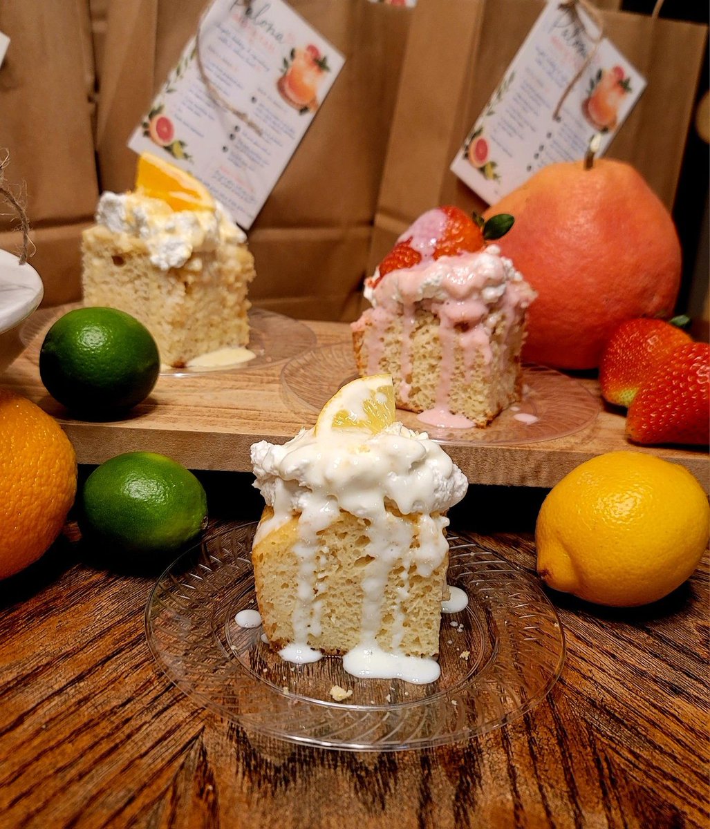 danielaprado7's tweet photo. Casually made the best cake I’ve ever tasted. Soft-launching my Dream Cake Line topped with Chaos Sugar. Tester boxes: 3 flavors, 3 pieces, $9. Limited small batches, first come first served. Porch pickup available. Message me to claim yours. https://t.co/BHWWHHLUxS