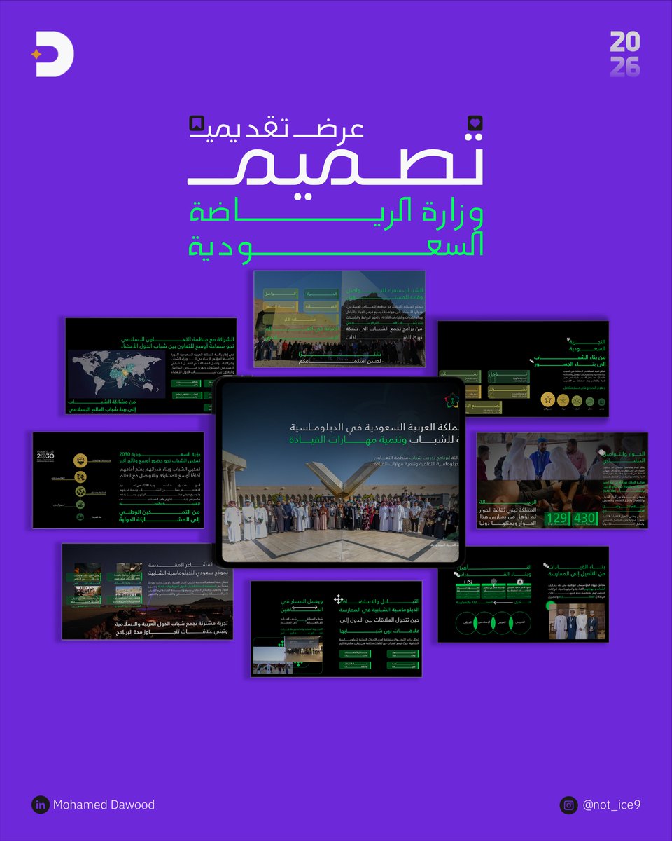 not_david040's tweet photo. الحمدلله فخور جدا باخر اعمالي ف العروض التقديميه لصالح وزارة الرياضه السعودية 💜

البرزنتيشن كامل على:
https://t.co/DCYYz6bYWH https://t.co/46Qq6av1EC