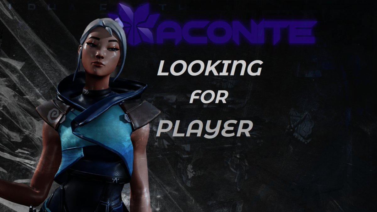 AconiteVal's tweet photo. We are LFP to complete our new roster.

-Main Duelist/2nd
-450rr peak
-UK prefered but open to other regions
-Team experience
-Invite Experience
-Decent availability 

contact us here via DM 
or via @stony4ms 
or discord @/stony4ms https://t.co/zCK0WFS814