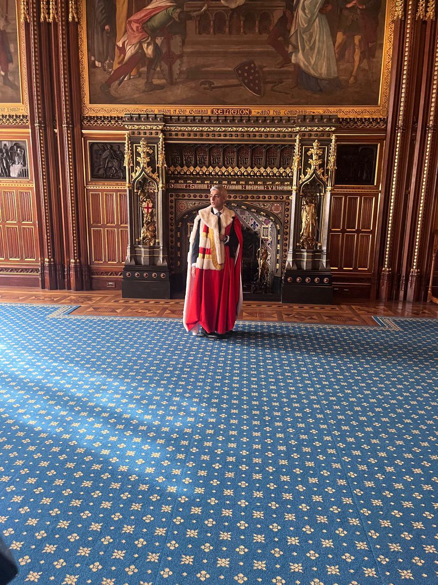 DawnButlerBrent's tweet photo. Huge congratulations. Emotional to see my good friend @SadiqKhan being sworn into House of Lords today.

Felt so proud watching on from the Bar. After an amazing record serving London as Mayor, it’s great to see my friend starting yet another exciting new chapter 🌹 https://t.co/oAW2g8rbEC
