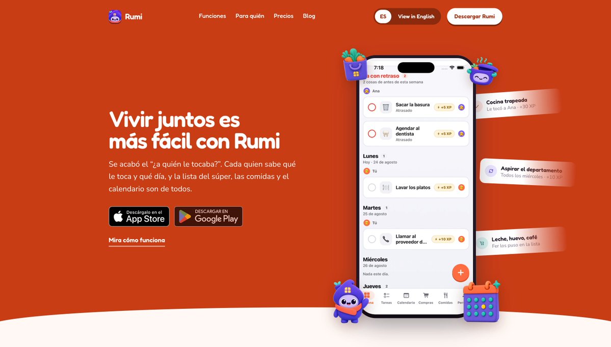 jfdelarosa's tweet photo. ¡Me acaban de aprobar mi primera app en la App Store!

Hace poco me mudé de casa, esta vez quería organizarme bien desde el principio y terminé haciendo una app para resolverlo jaja 😅

Así nació Rumi, una app para organizar las tareas de la casa, las compras y el día a día https://t.co/AdYXPNJ08c