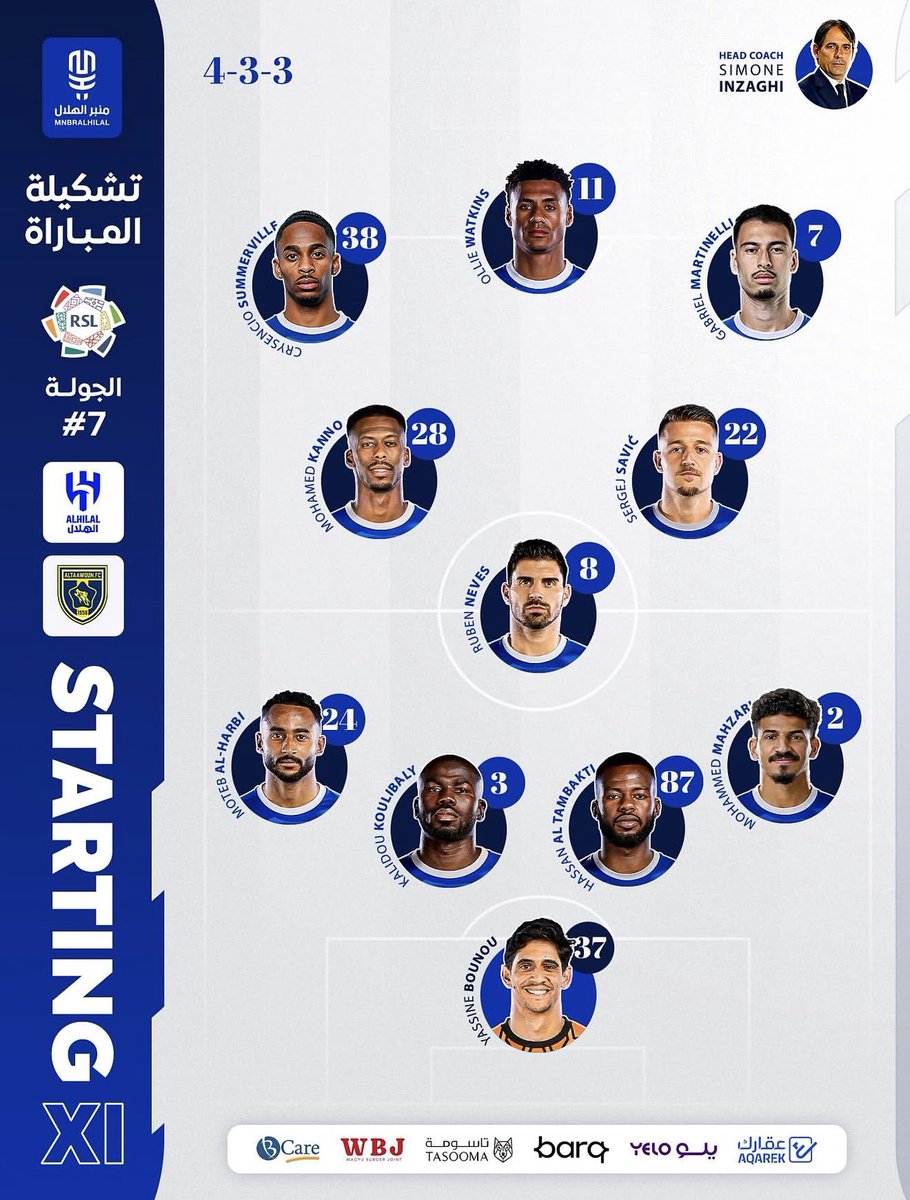 ibra_ALDO's tweet photo. تشكيلة المباراة 🤍💙.

#الهلال #العالمي #الزعيم  #الهلال_التعاون  #التعاون 
@MnbrAlhilal https://t.co/jRPPE3rjQl