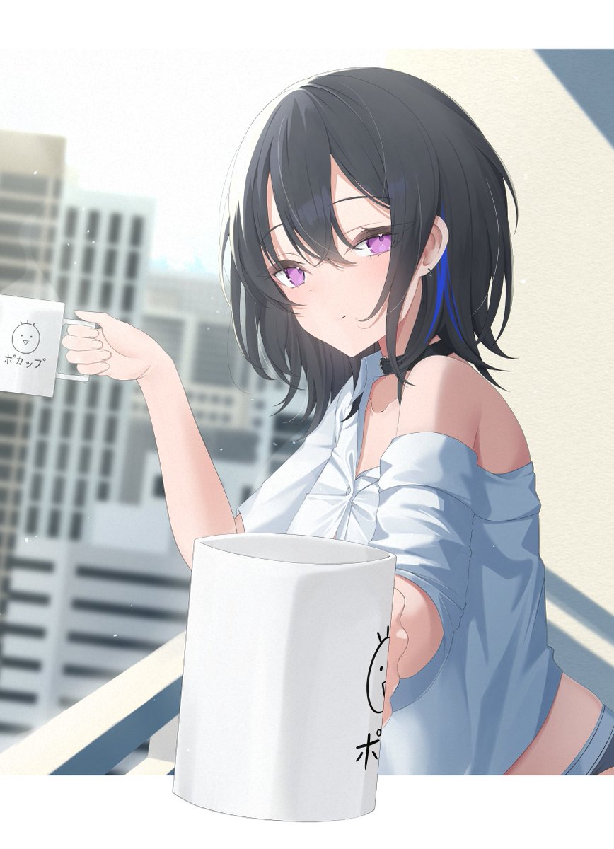 Nyami_Nyamu's tweet photo. 「おきましたか？どうぞ」
#一ノ瀬の絵 https://t.co/Z9MYuZ5dEi
