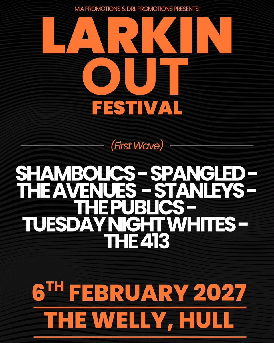 tnwofficial_'s tweet photo. HULL 🐯

We are BUZZING to announce that we’re making our Hull debut playing at Larkin Out Festival in February! A city we’ve been wanting to tick off the list for some time. 

🔗 Tickets available via our bio!

LET’S AV ITTTT 

•
•

@AwaydayR 
#indiemusic #newmusic #hull https://t.co/lQuljNnLbf