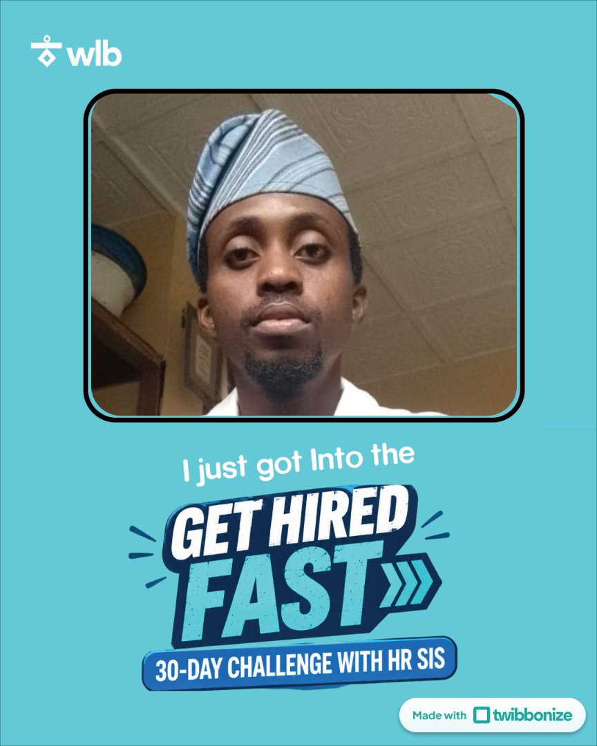 Soft_thagoat's tweet photo. π I've officially joined the Get Hired Fast Challenge with Hr Sis!
I'm committing to improving my career, sharpening my skills and taking intentional steps toward getting hired.
Let's get hired! πͺ
#GetHiredFastChallenge #HrSis #WLB https://t.co/ZxdSq3I9Dd