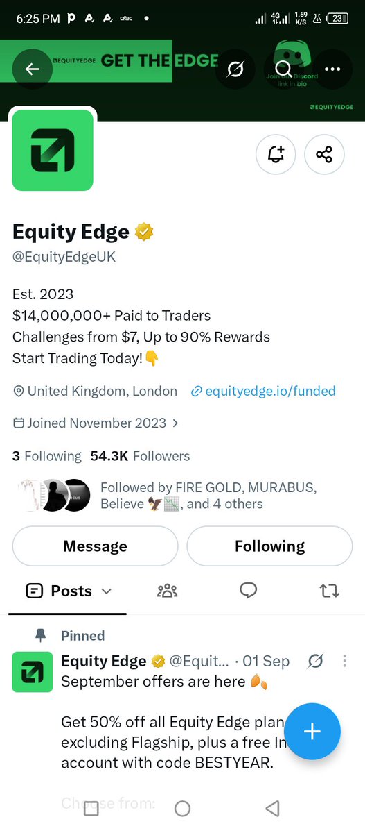 abdullahtu81766's tweet photo. @Isabelloisa1 @EquityEdgeUK @EquitySpace1 @khaleepsonfx 
@dady 
@Aleeyou_Jr_ 
All tasks done ✅ https://t.co/kQJ1vyqPhA