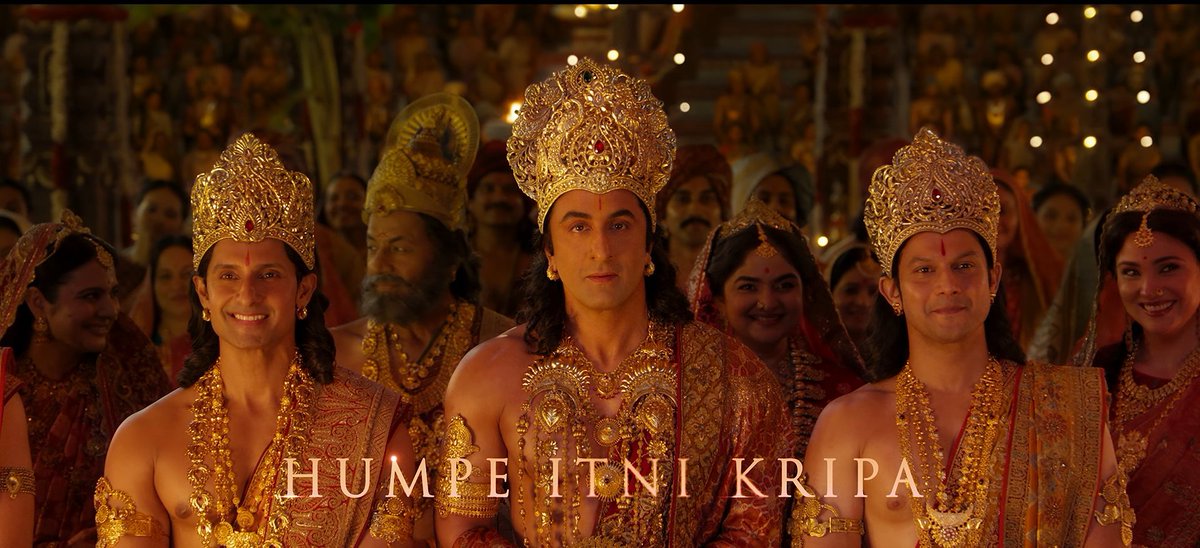 kanjibamaniya17's tweet photo. Not even a single dialogue has been spoken by Ravi Dubey till now but look at his expressions of devotion joy and anger  in different situations. Extremely excited to witness Ravi Dubey and Ranbir Kapoor's chemistry as brothers.#Ramayana #RaviDubey #RanbirKapoor https://t.co/zaOlfs1waf