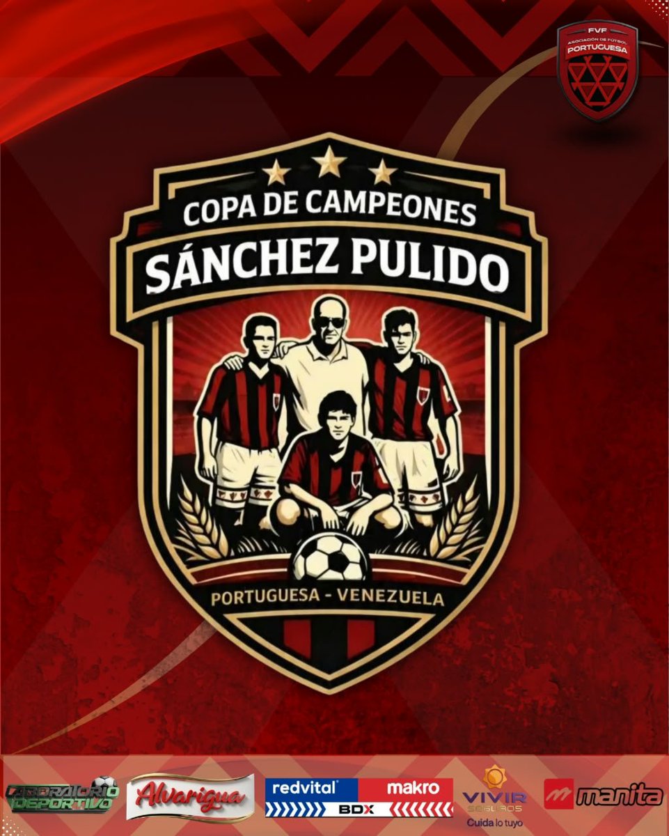 afepplus's tweet photo. Copa de Campeones SÁNCHEZ-PULIDO

El arranque del torne élite del estado, el que otorga cupos a la Liga de Desarrollo FVF 2027 y se juega en toda la geografía regional tiene fechas establecidas. 

CONGRESILLO: martes 22/9 a las 9:30 AM, en Gran Hotel Acarigua. https://t.co/JkIkaUxRJE