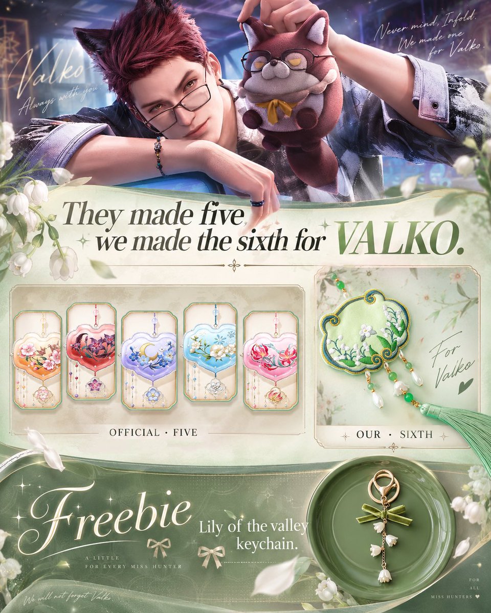 linkonshop's tweet photo. We made our own for Valko🐺💚 #valko #bringvalkoback #valkoloveanddeepspace #loveanddeepspace #fyp https://t.co/JDIPfjiwTG