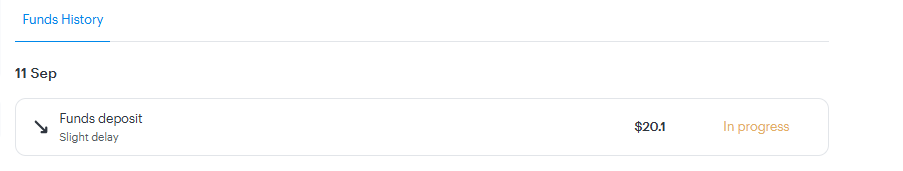 purvil_477's tweet photo. Transferred $20 to my US stocks wallet on Sep 11. Amount was debited from my bank the same day, but it’s still not credited to my wallet. The ETA keeps moving to “tomorrow.” Anyone else facing this issue? @smallcaseHQ 

@smallcaseHQ kindly look this asap. https://t.co/hMQshnR2qa