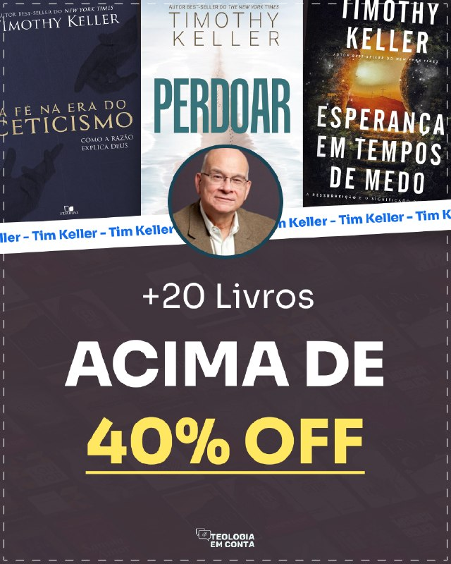 TeologiaEmConta's tweet photo. 🔥 OFERTA • LIVROS DO TIM KELLER
✍️ Timothy Keller • 40% OFF ou mais

➡️ https://t.co/2nFFp60uAI

📖 Livros e Ebooks é no Teologia Em Conta  
— Telegram ➡️ https://t.co/gtwRH7aQd8                                              
— Whatsapp ➡️ https://t.co/WDREJiN6Es https://t.co/oZMfMq2WRc