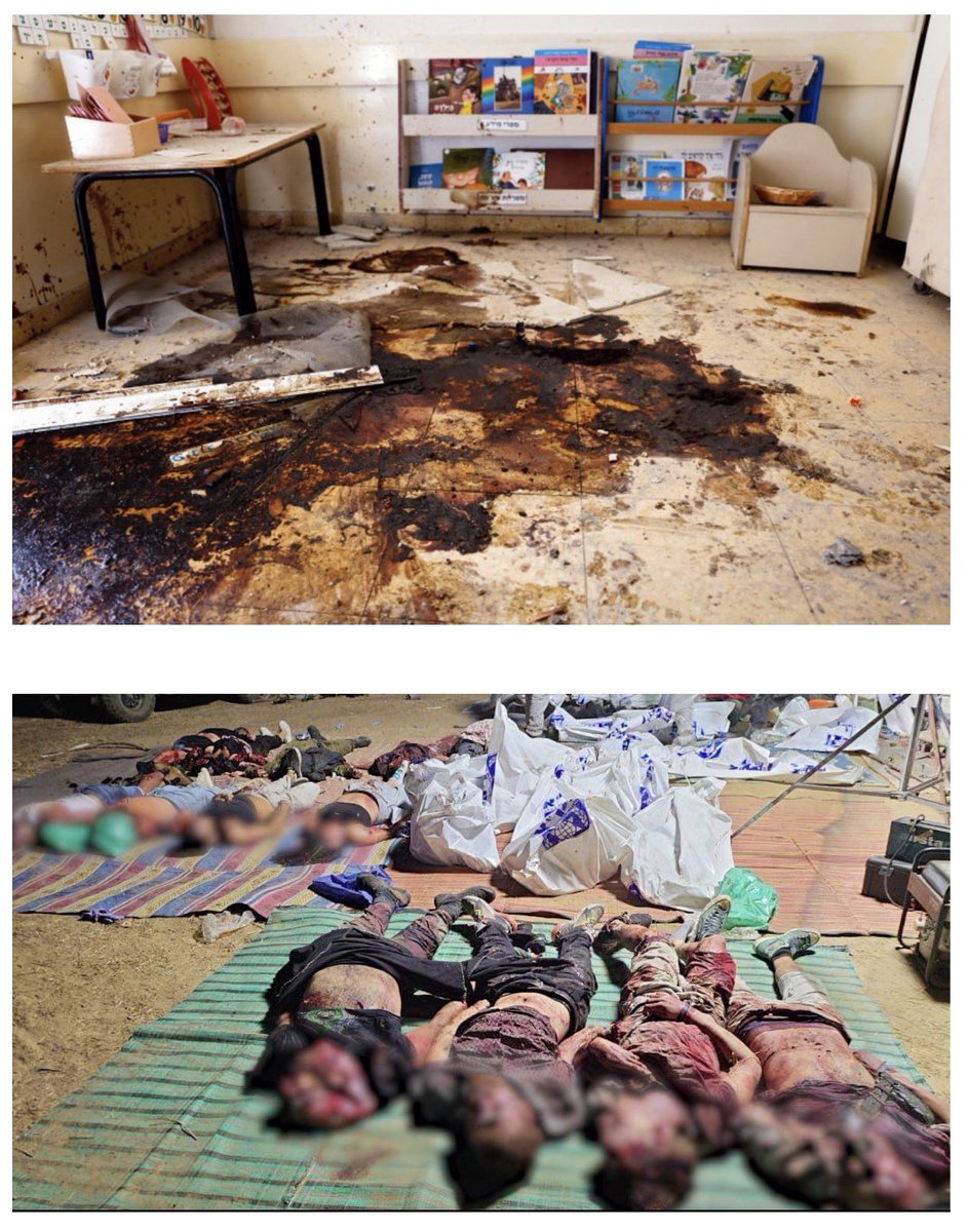 Georg_Pazderski's tweet photo. UNBEDINGT LESEN❗️

Ein Kommentar des französisch-israelischen Reporters, Schriftstellers und Regisseurs Pierre Malvine @rehoov zur 5. Staffel von FAUDA:

Ich lebe 25 km von Gaza entfernt. Ich habe alle Bilder gesehen, die echten, die 47 Minuten der Armee und noch andere.

Die 5. Staffel von FAUDA hat aus Respekt vor den Zuschauern die Gräueltaten, die am 7. Oktober von den Arabern aus Gaza begangen wurden, kaum gestreift. Sie hat euch die in Gruppen vergewaltigten Frauen erspart, die danach lebendig verbrannt wurden, die Familien, die zusammengebunden und zerstückelt wurden – Vater, Mutter, Kind.

Die Mutter eines 7-jährigen Jungen, am Ende ihrer Schwangerschaft, die aufgeschlitzt wurde, das Baby vor ihren Augen erstochen und ihr anderes Kind erschossen. Ihr habt die Araber aus Gaza nicht gesehen, die die Leichen ihrer ermordeten Opfer vergewaltigten, noch die, die einer jungen Frau in Nova die Brüste abschnitten und damit Fußball spielten, während ein Komplize sie weiter schändete.

Ihr habt die Folterungen nicht gesehen. Die Genitalverstümmelungen. Die herausgerissenen Augen. Die abgeschnittenen Hände und Füße von Kindern. Die Familienväter, die mit Kerosin übergossen wurden, die auf Knien flehten und über die jemand eine Zigarette warf, um vor Lachen zu platzen und „Allahu Akbar“ zu schreien, während sie sich in den Flammen winden.

FAUDA 5 hat sich nicht über die systematische Schlachtung der jungen Leute ausgelassen, die nur dort waren, um zu feiern und zu tanzen. Kein Film, keine Serie kann die Episoden eines Pogroms wirklich nachstellen, in dem bluttrunkene Dämonen sich nach Belieben austobten.

Ihr habt die aus nächster Nähe erschossenen Hunde nicht gesehen und die mit Maschinengewehren exterminierten Kühe. Fauda ist eine Fiktion, inspiriert von der Realität.